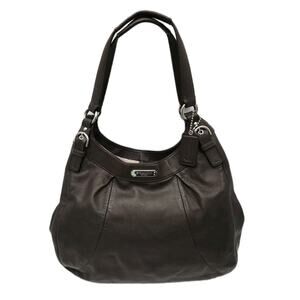 Coach SOHO F19250 Brown HOBO Purse Bag Leather Multi-Compartment Large